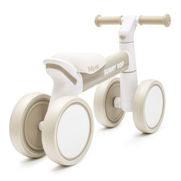 Detské odrážadlo Baby Mix Bunny Hop Ultralight warm grey – Obrázok 2