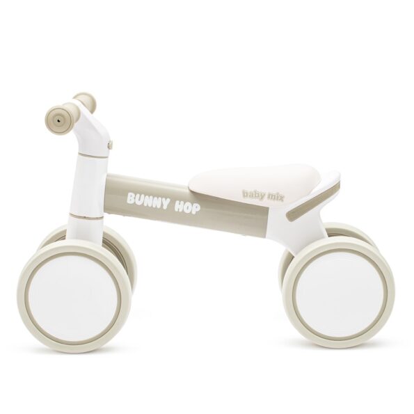 Detské odrážadlo Baby Mix Bunny Hop Ultralight warm grey – Obrázok 3