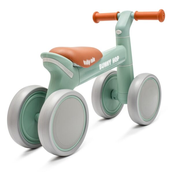 Detské odrážadlo Baby Mix Bunny Hop Ultralight zelené – Obrázok 2