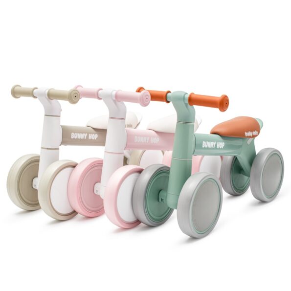 Detské odrážadlo Baby Mix Bunny Hop Ultralight zelené – Obrázok 10