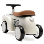 Detské odrážadlo Baby Mix Retro béžové – Obrázok 4