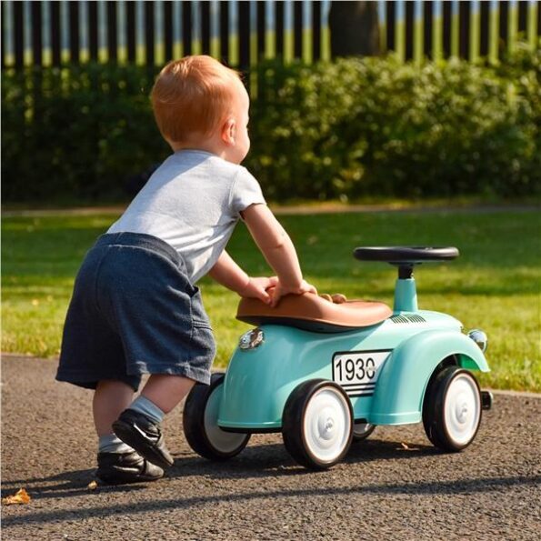 Detské odrážadlo Baby Mix Retro mátové – Obrázok 14