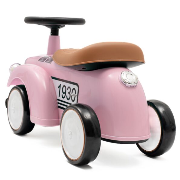 Detské odrážadlo Baby Mix Retro ružové – Obrázok 3