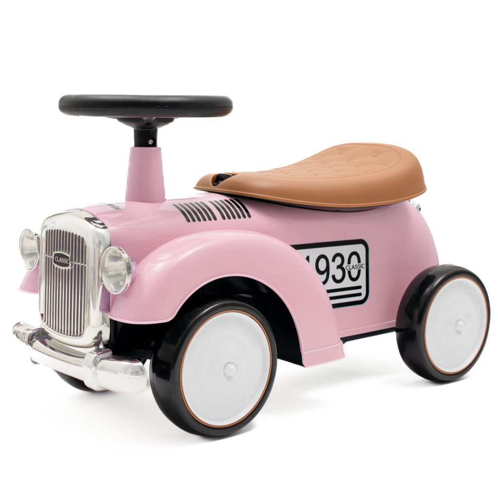 Detske-odrazadlo-Baby-Mix-Retro-ruzove Detské odrážadlo Baby Mix Retro ružové – Obrázok 1