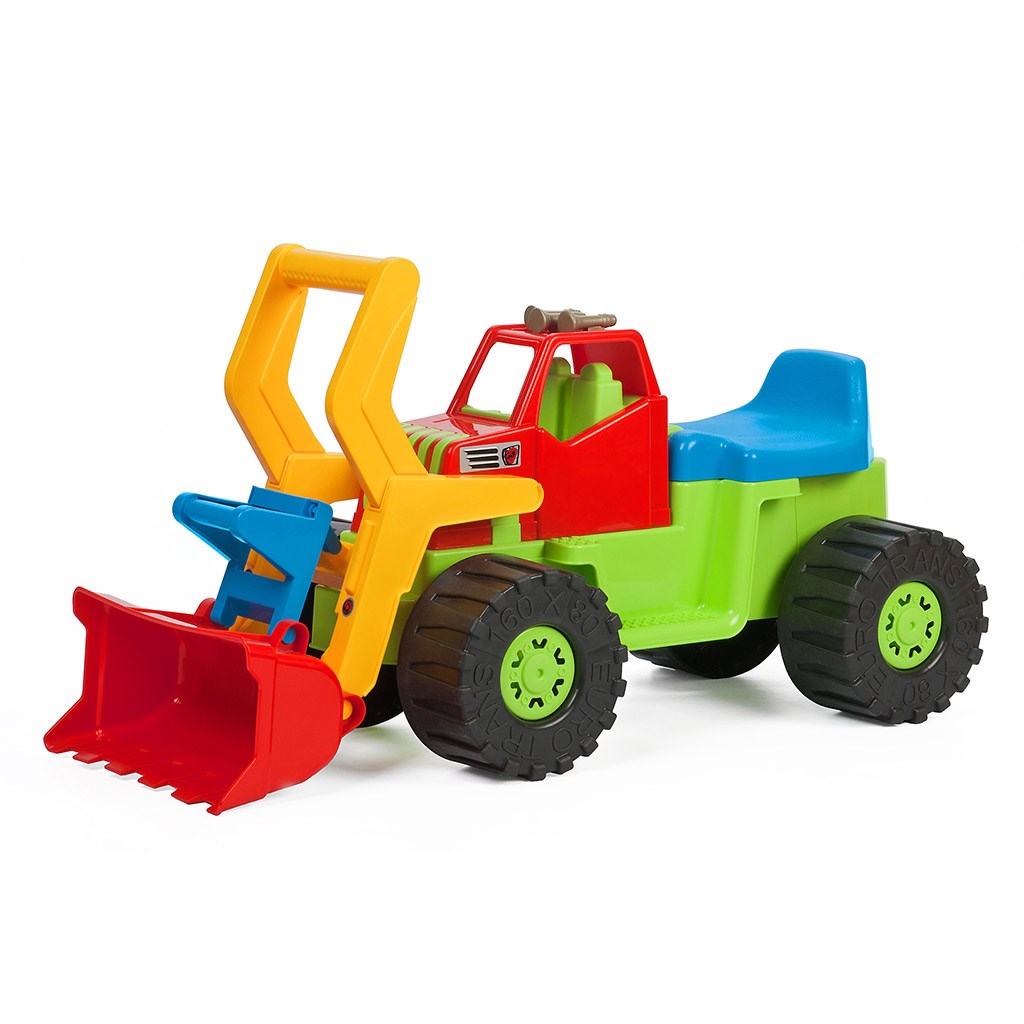 Detske-odrazadlo-Bager-nakladac-BAYO-74-cm-zeleny Detské odrážadlo Bager nakladač BAYO 74 cm zelený – Obrázok 1