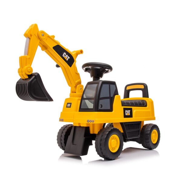 Detské odrážadlo CAT Bagr Baby Mix žlté – Obrázok 10
