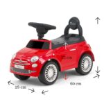 Detské odrážadlo Milly Mally FIAT červené – Obrázok 2