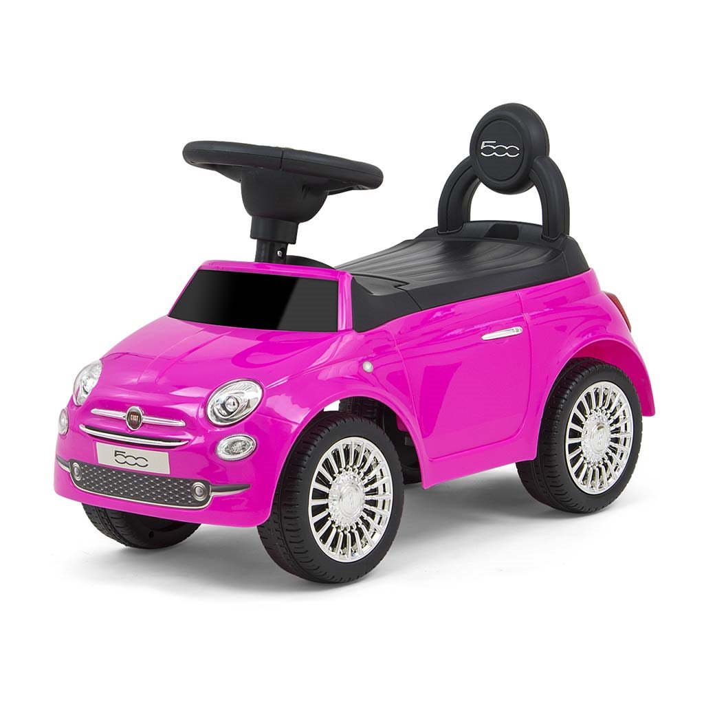 Detske-odrazadlo-Milly-Mally-FIAT-ruzove Detské odrážadlo Milly Mally FIAT ružové – Obrázok 1