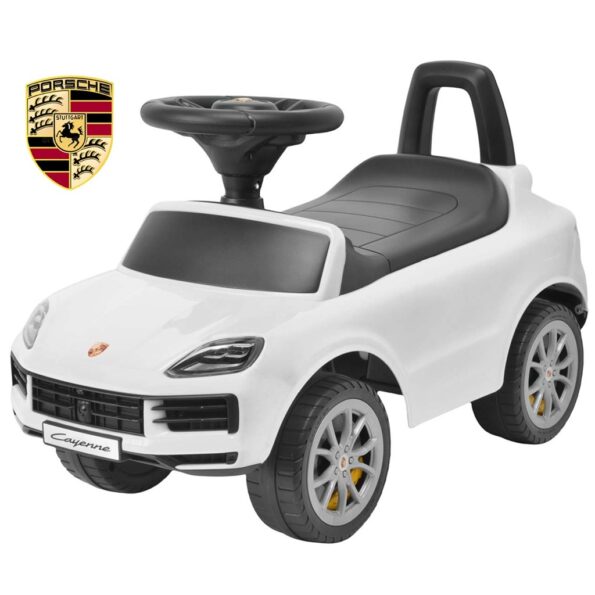 Detské odrážadlo Milly Mally Porsche Cayenne S white – Obrázok 2