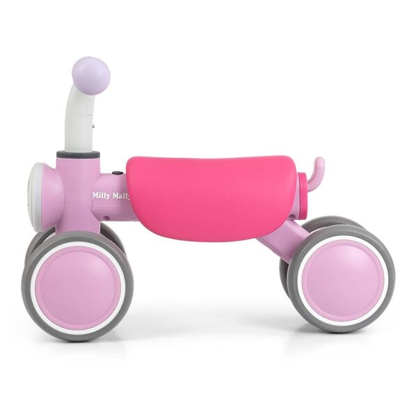 Detské odrážadlo Milly Mally York pink – Obrázok 3