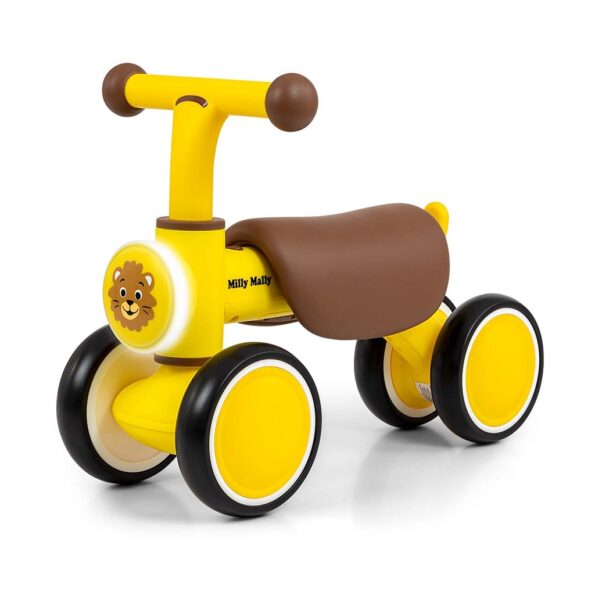 Detské odrážadlo Milly Mally York yellow – Obrázok 2