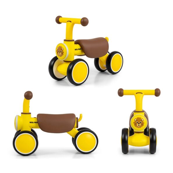 Detské odrážadlo Milly Mally York yellow – Obrázok 8