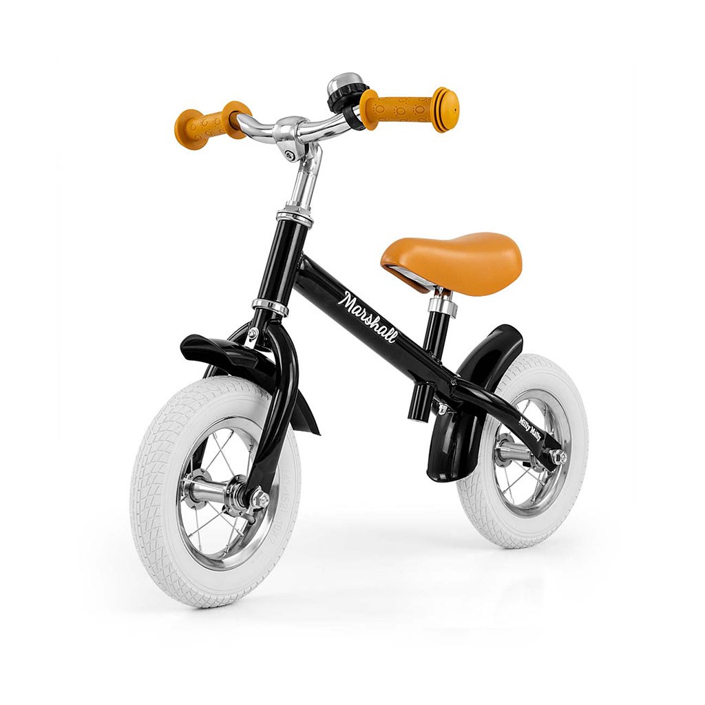 Detske-odrazadlo-bicykel-Milly-Mally-Marshall-Air-Black Detské odrážadlo bicykel Milly Mally Marshall Air Black – Obrázok 1