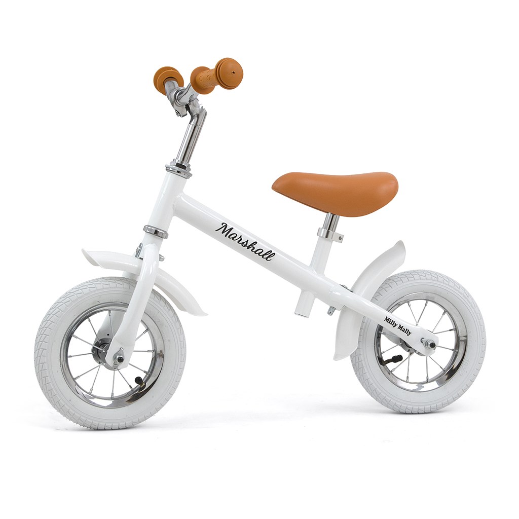 Detske-odrazadlo-bicykel-Milly-Mally-Marshall-Air-White Detské odrážadlo bicykel Milly Mally Marshall Air White – Obrázok 1