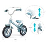 Detské odrážadlo kolo Milly Mally Dragon denim – Obrázok 8