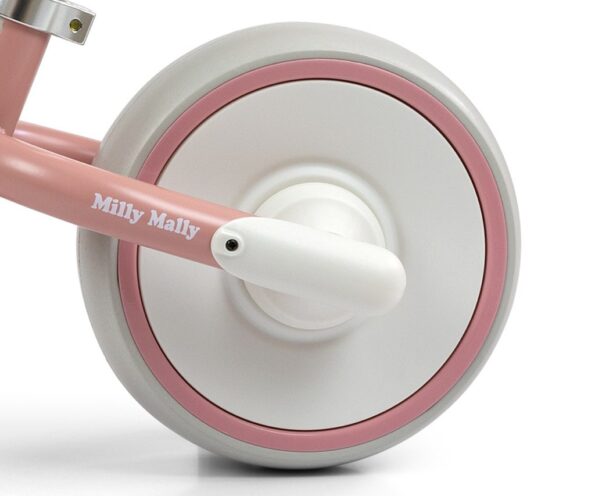 Detské odrážadlo kolo Milly Mally Skippy pink – Obrázok 11