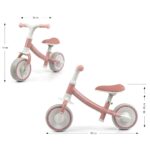 Detské odrážadlo kolo Milly Mally Skippy pink – Obrázok 13