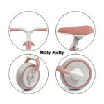 Detské odrážadlo kolo Milly Mally Skippy pink – Obrázok 9