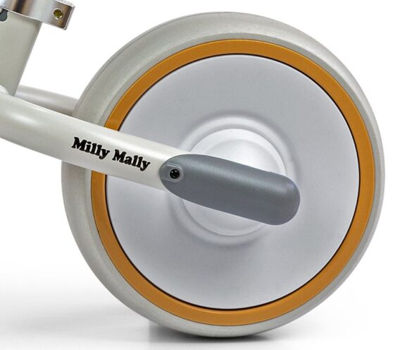 Detské odrážadlo kolo Milly Mally Skippy white – Obrázok 11