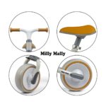 Detské odrážadlo kolo Milly Mally Skippy white – Obrázok 8