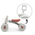 Detské odrážadlo s LED svetlom Milly Mally FLIXY grey – Obrázok 12