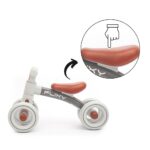 Detské odrážadlo s LED svetlom Milly Mally FLIXY grey – Obrázok 8