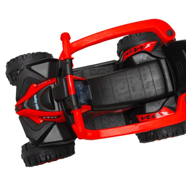 Detské odrážadlo s vodiacou tyčou Baby Mix Mega červené – Obrázok 4