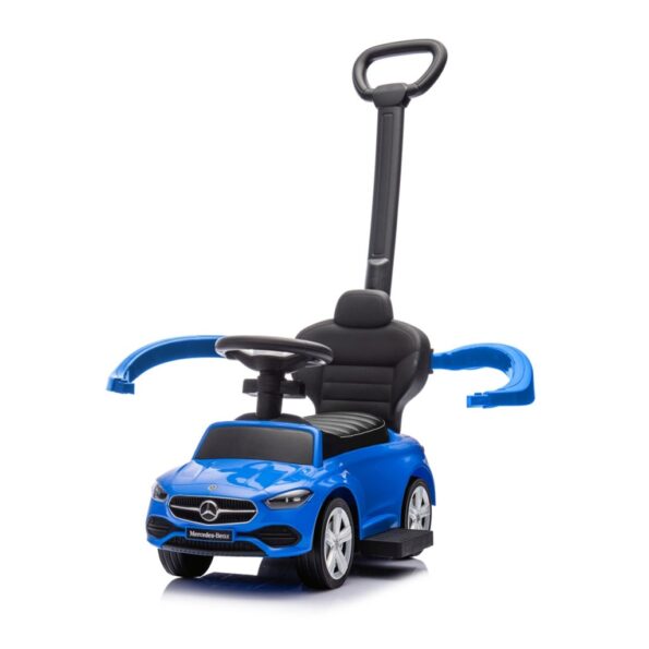 Detské odrážadlo s vodiacou tyčou MERCEDES C-Class Deluxe Milly Mally Blue – Obrázok 2