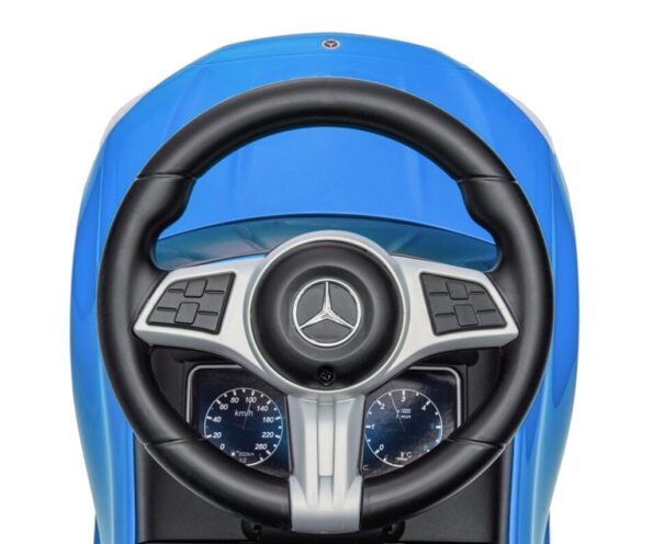 Detské odrážadlo s vodiacou tyčou MERCEDES C-Class Deluxe Milly Mally Blue – Obrázok 13