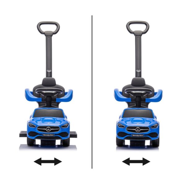 Detské odrážadlo s vodiacou tyčou MERCEDES C-Class Deluxe Milly Mally Blue – Obrázok 9
