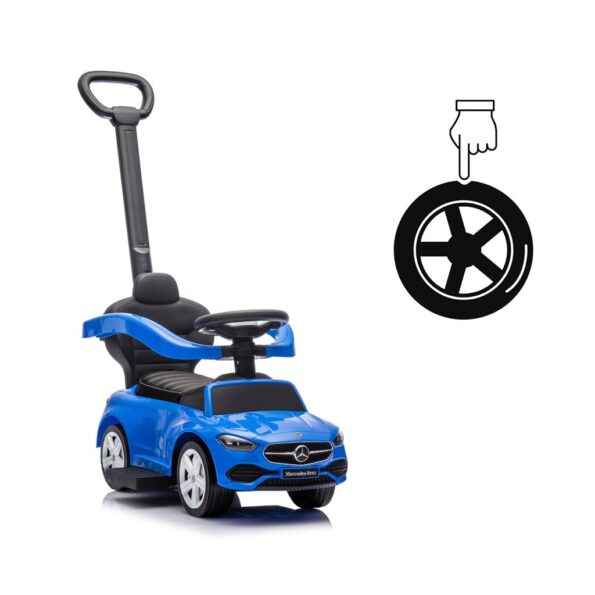 Detské odrážadlo s vodiacou tyčou MERCEDES C-Class Deluxe Milly Mally Blue – Obrázok 10