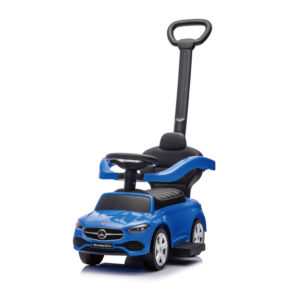 Detske-odrazadlo-s-vodiacou-tycou-MERCEDES-C-Class-Deluxe-Milly-Mally-Blue Detské odrážadlo s vodiacou tyčou MERCEDES C-Class Deluxe Milly Mally Blue – Obrázok 1