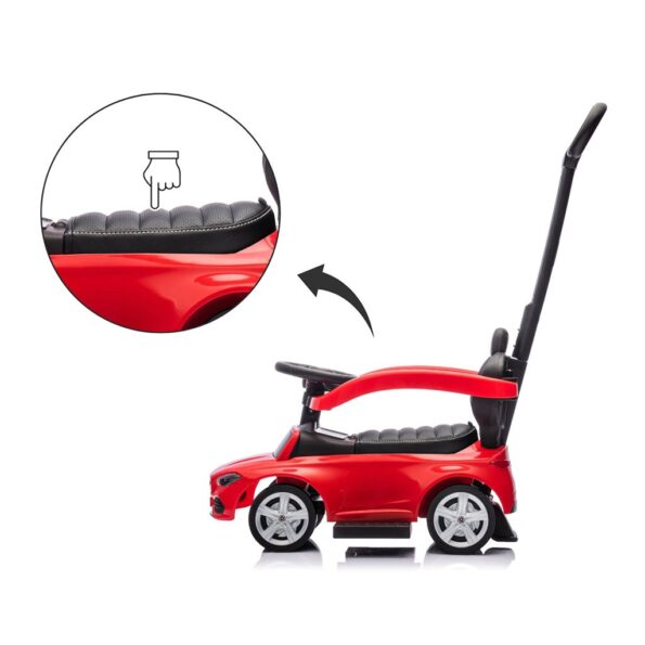 Detské odrážadlo s vodiacou tyčou MERCEDES C-Class Deluxe Milly Mally Red – Obrázok 11