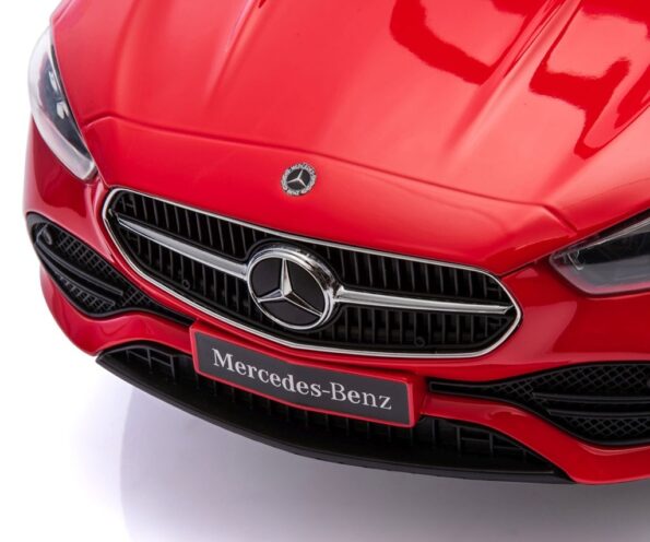 Detské odrážadlo s vodiacou tyčou MERCEDES C-Class Deluxe Milly Mally Red – Obrázok 12