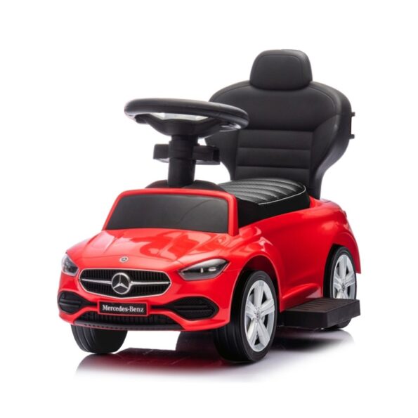 Detské odrážadlo s vodiacou tyčou MERCEDES C-Class Deluxe Milly Mally Red – Obrázok 3