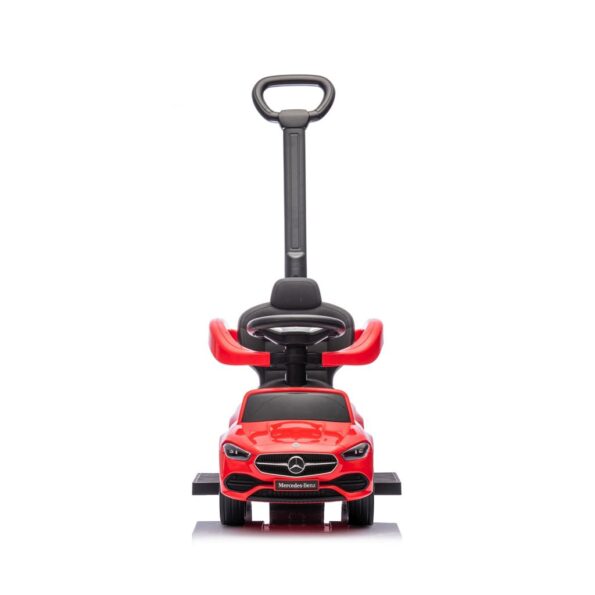 Detské odrážadlo s vodiacou tyčou MERCEDES C-Class Deluxe Milly Mally Red – Obrázok 4