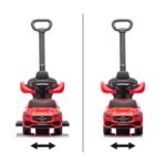 Detské odrážadlo s vodiacou tyčou MERCEDES C-Class Deluxe Milly Mally Red – Obrázok 9
