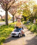 Detské odrážadlo so zvukom Baby Mix RACER biele – Obrázok 10