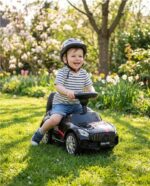 Detské odrážadlo so zvukom Baby Mix RACER čierne – Obrázok 10