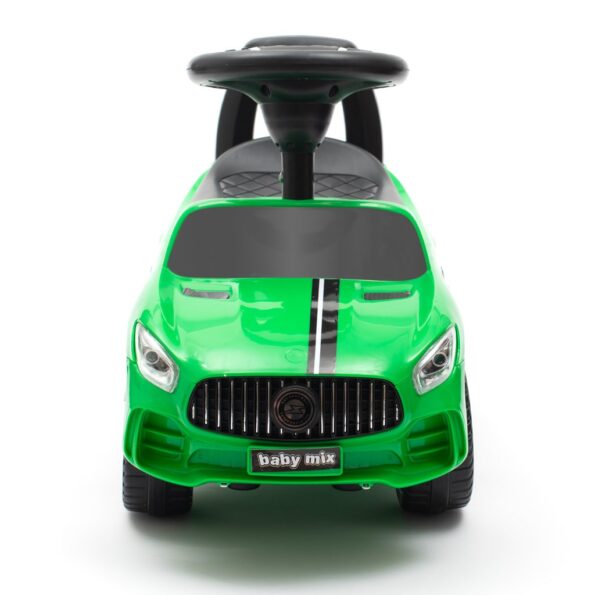 Detské odrážadlo so zvukom Baby Mix RACER zelené – Obrázok 2