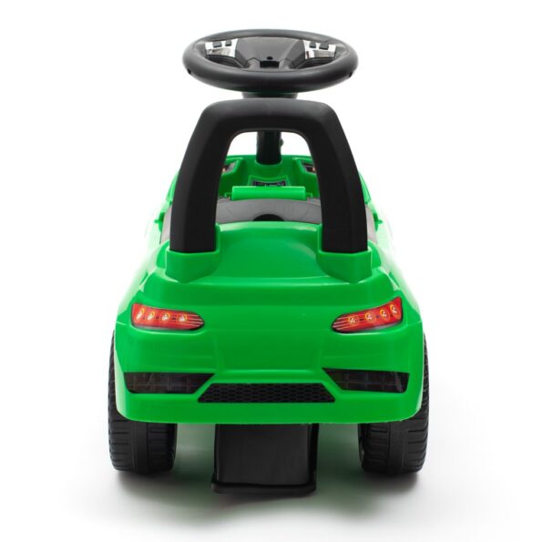 Detské odrážadlo so zvukom Baby Mix RACER zelené – Obrázok 4