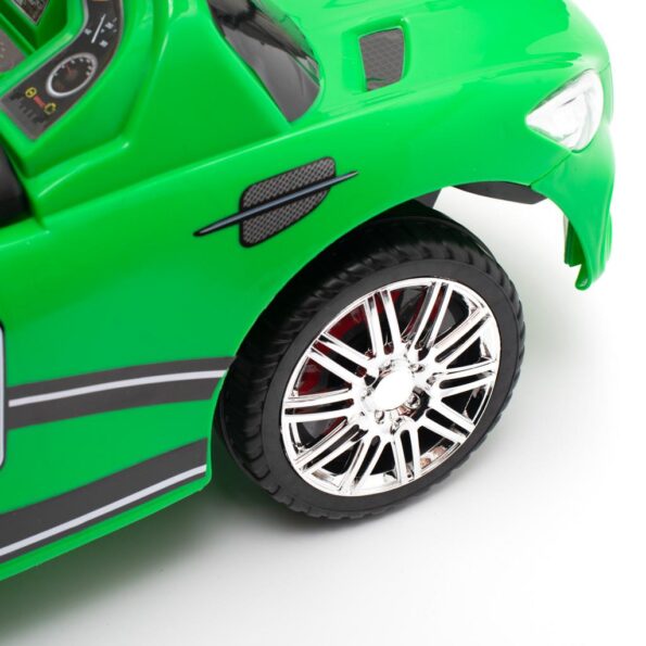 Detské odrážadlo so zvukom Baby Mix RACER zelené – Obrázok 6