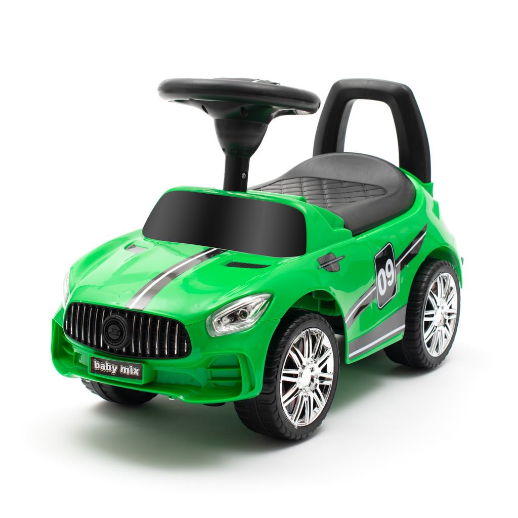 Detske-odrazadlo-so-zvukom-Baby-Mix-RACER-zelene Detské odrážadlo so zvukom Baby Mix RACER zelené – Obrázok 1