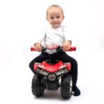 Detské odrážadlo so zvukom Štvorkolka Baby Mix modrá – Obrázok 12