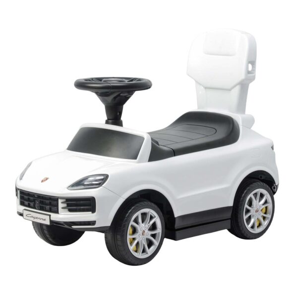 Dětské odrážedlo s vodící tyčí Milly Mally Porsche Cayenne white – Obrázok 6