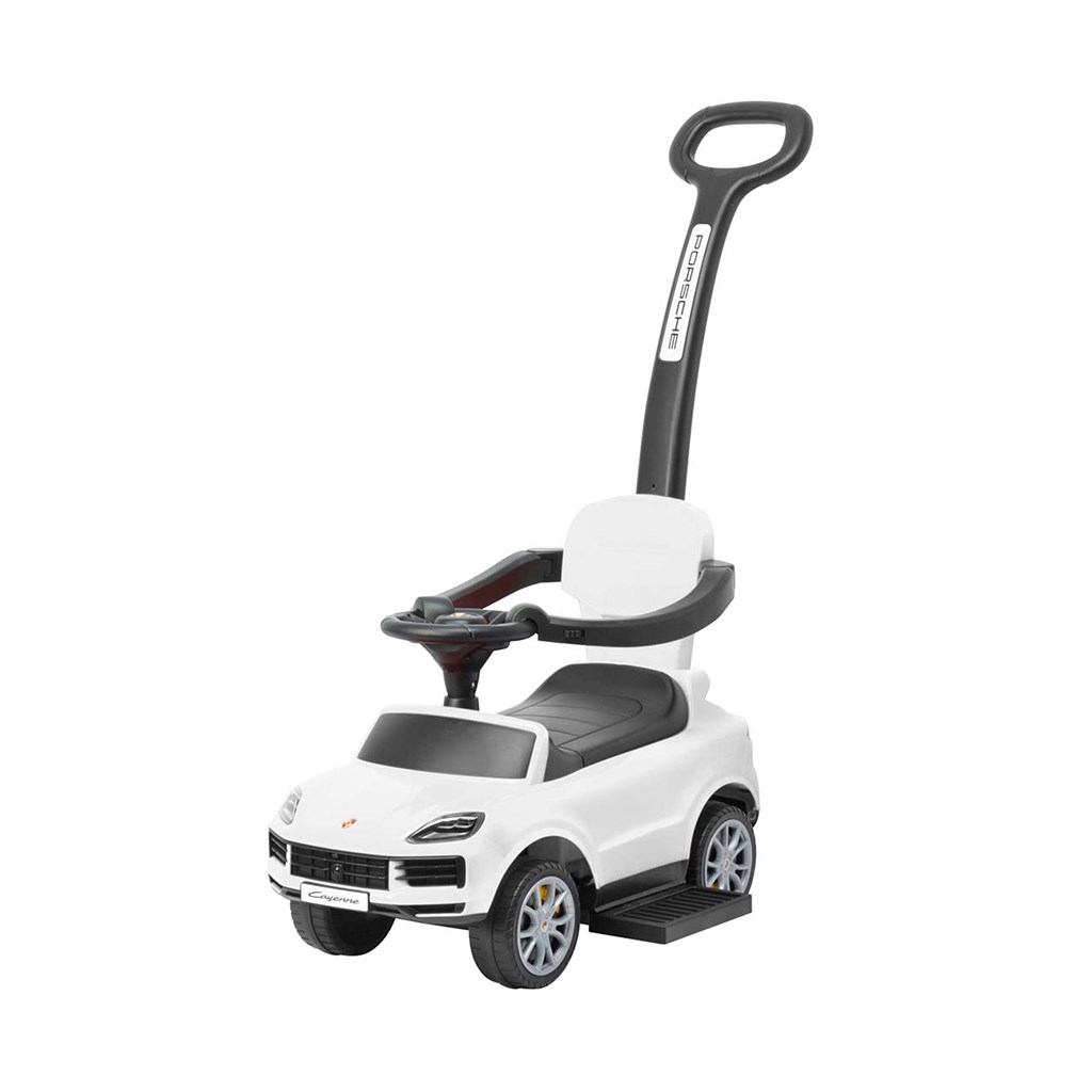 Detske-odrazedlo-s-vodici-tyci-Milly-Mally-Porsche-Cayenne-white Dětské odrážedlo s vodící tyčí Milly Mally Porsche Cayenne white – Obrázok 1