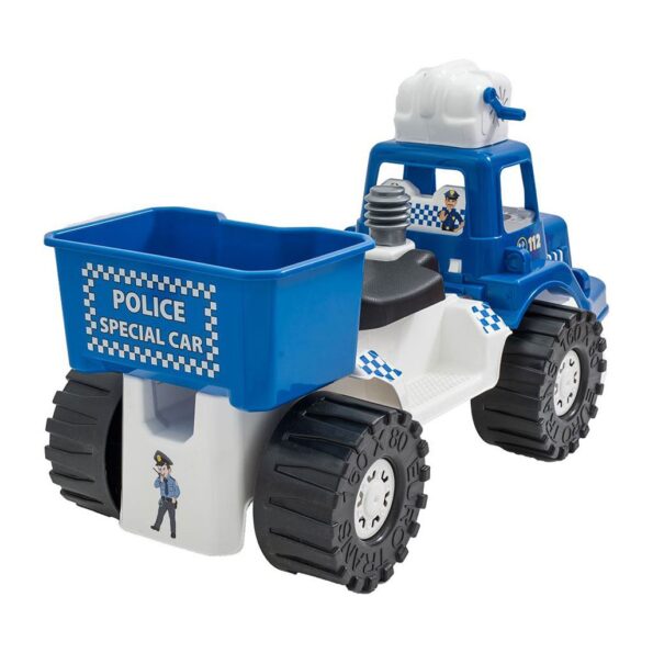 Detské policajné odrážadlo s bublifukom BAYO 70 cm – Obrázok 3