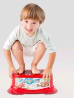 Detské protišmykové stúpadlo do kúpeľne sova sivá – Obrázok 3