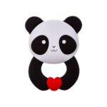 Detské silikónové hryzátko Akuku Panda