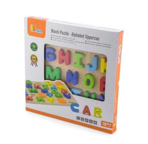 Detské vkladacie puzzle  Viga  Abeceda – Obrázok 2